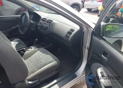 2001 Honda Civic Ex from USA, damaged, VIN 1HGEM22901L019392